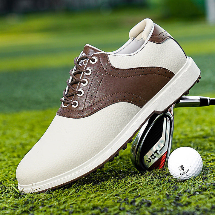 Herren-Golfschuhe aus weichem Leder mit gepolsterter Passform - Riccardo