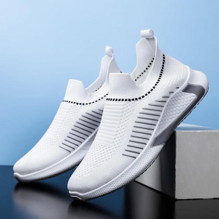 Slip-on-Turnschuhe für Männer aus leichtem Stoff mit seitlichem Halt - Manny