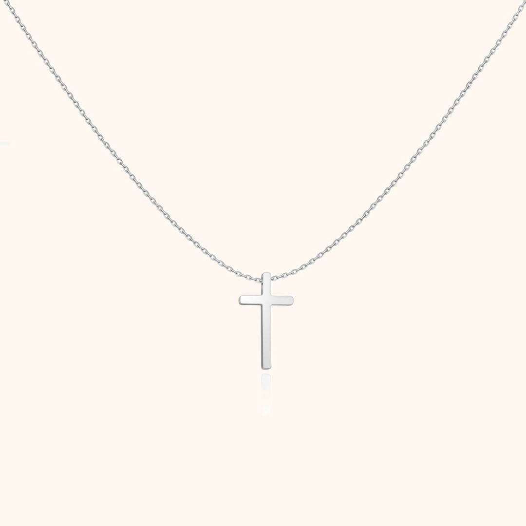 Damenschmuck Halskette zentrales Kreuz