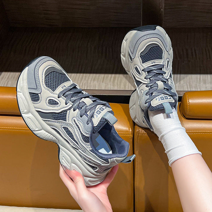 Damen-Turnschuhe mit breiter Sohle im Retro-Stil - Jane