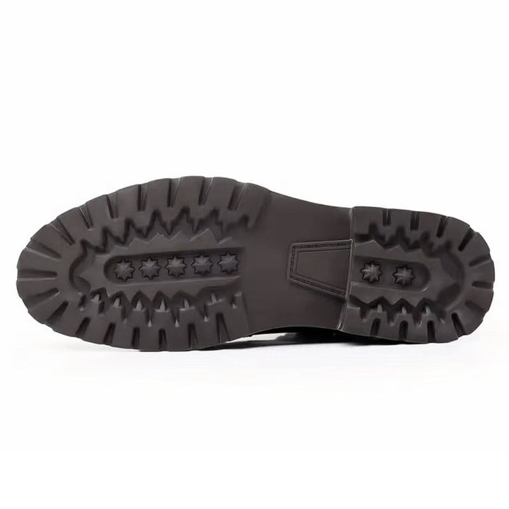 Herren Lederstiefel mit rutschfester Sohle - Jason