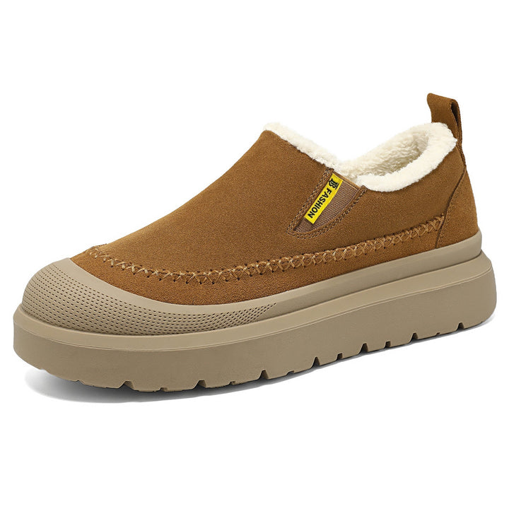 Fleecegefütterte Damen Plateau-Stiefel - Kayla