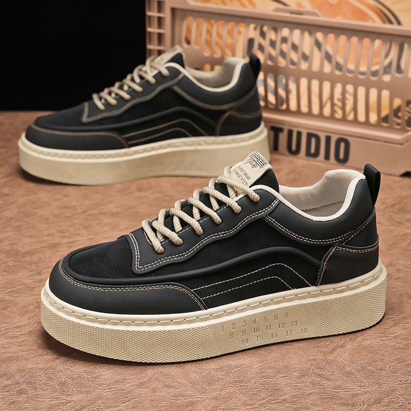 Herren Freizeitschuhe minimalistisches Design erhöhte Sohle - Aurelio