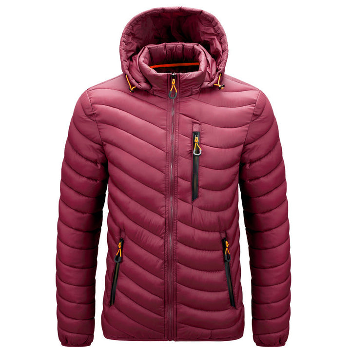 Leichte Herren-Steppjacke mit Kapuze - Sverre