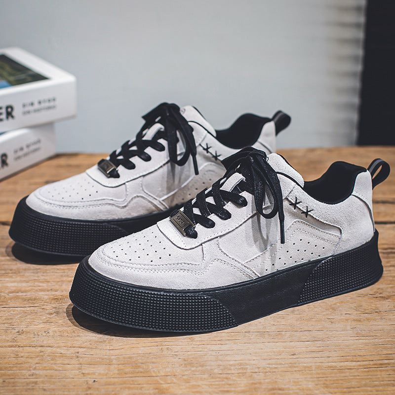 Herrenschuhe mit dicken Sohlen und robustem Design - Kalder