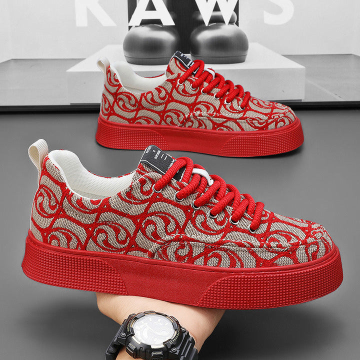 Herren-Turnschuhe im urbanen Jacquard-Design - Mauro