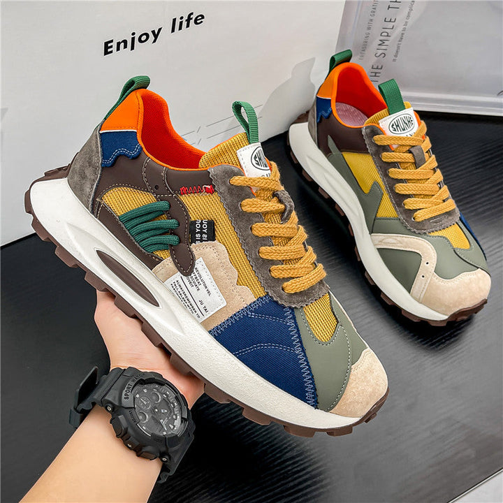 Herren-Turnschuhe mit markantem Stil und dicken Sohlen - Laredo