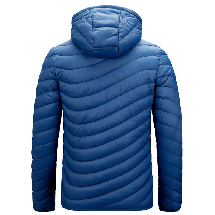Leichte Herren-Steppjacke mit Kapuze - Sverre