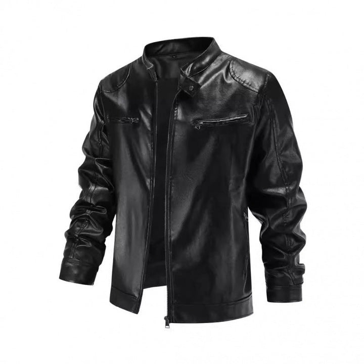 Moderne Herrenjacke in Lederoptik - Karsen