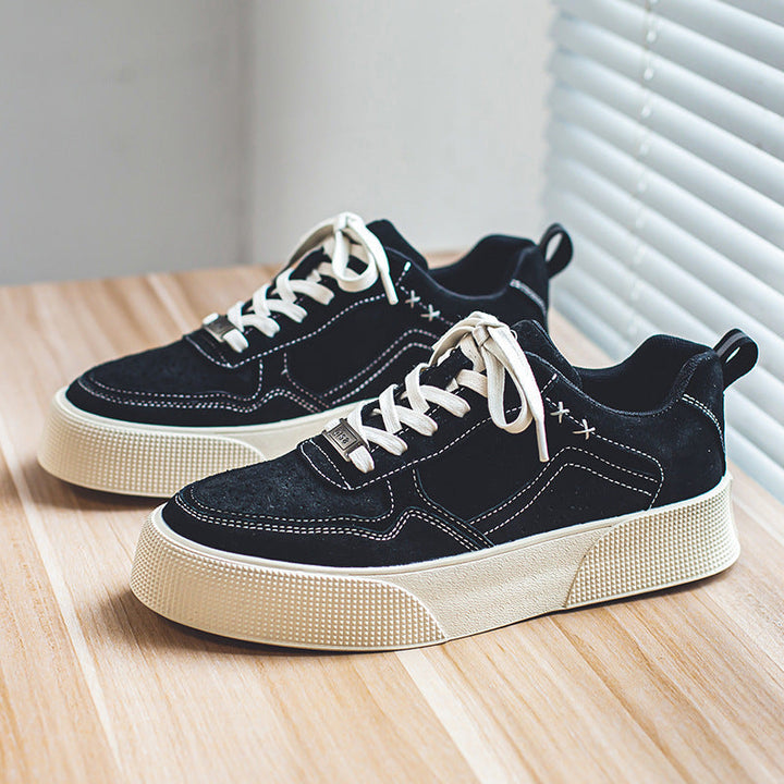Herrenschuhe mit dicken Sohlen und robustem Design - Kalder