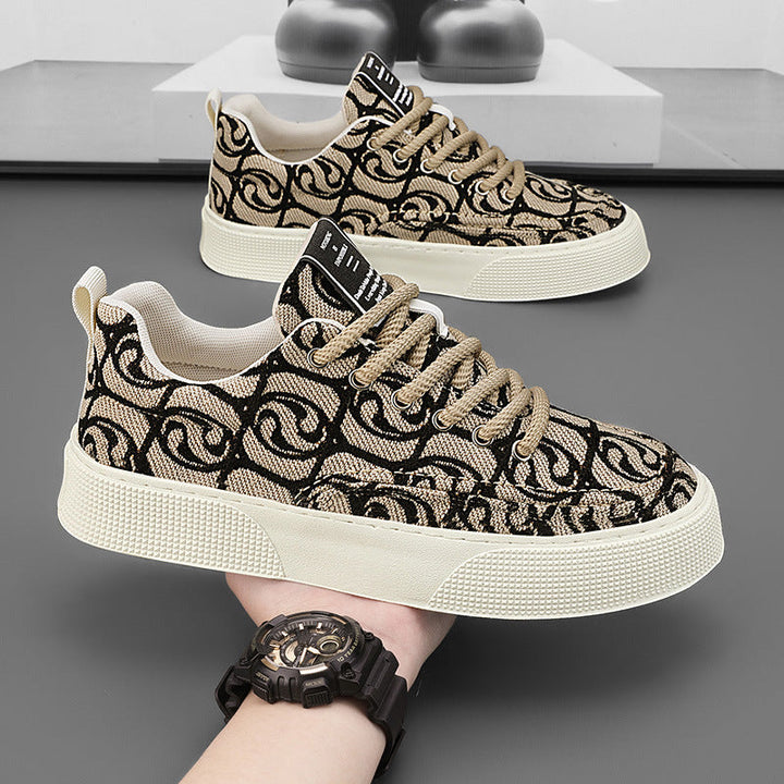 Herren-Turnschuhe im urbanen Jacquard-Design - Mauro