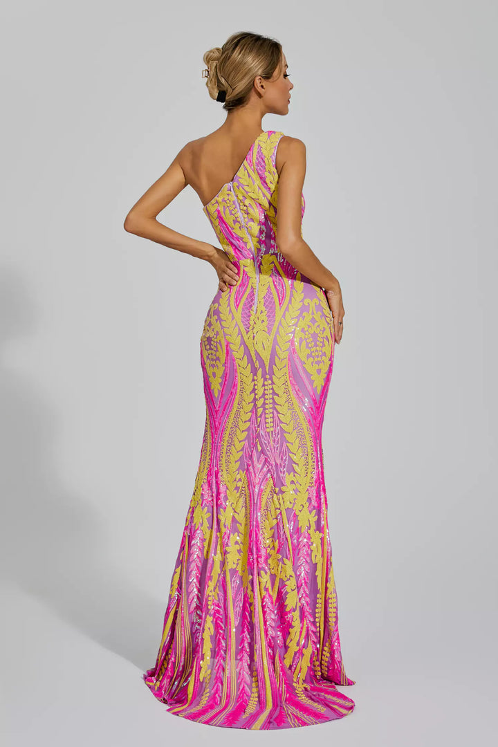 Damen Maxikleid mit Seitenschlitz - Waltraud