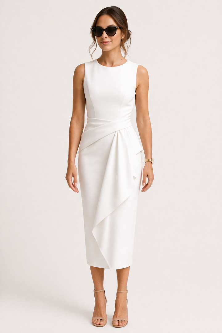 Midi-Bürokleid für Damen mit professioneller Passform - Lirena