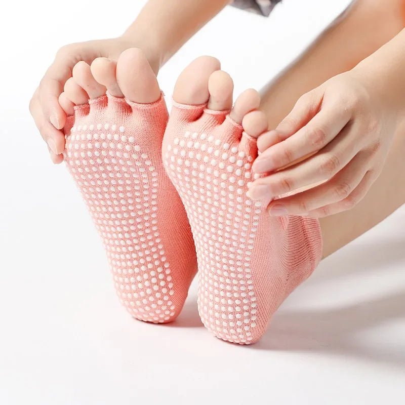 Pilates-Socken mit Fünf-Zehen-Schnitt - Elvarya