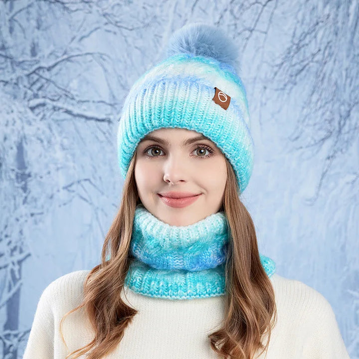 Strickmütze und Kragen für Frauen - Nireka