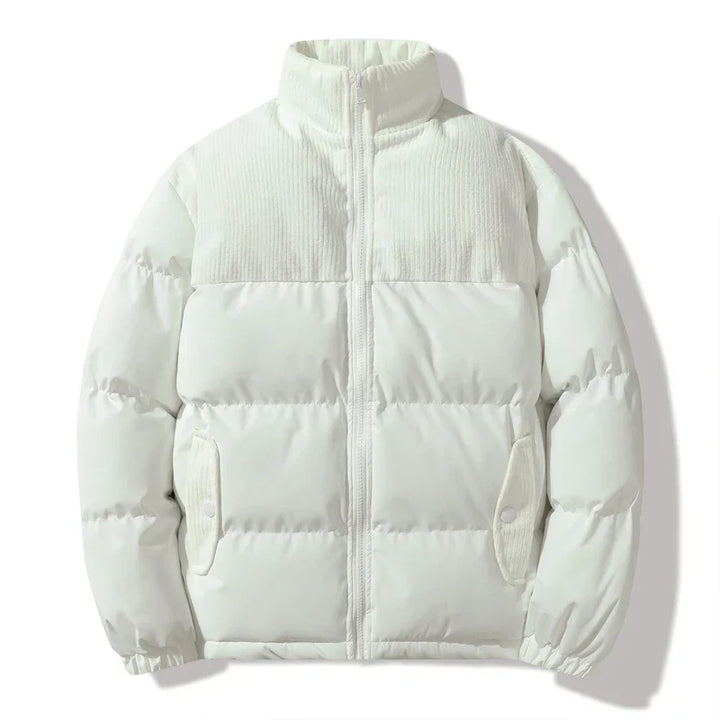 Unisex-Steppjacke mit Korddetails - Aiden