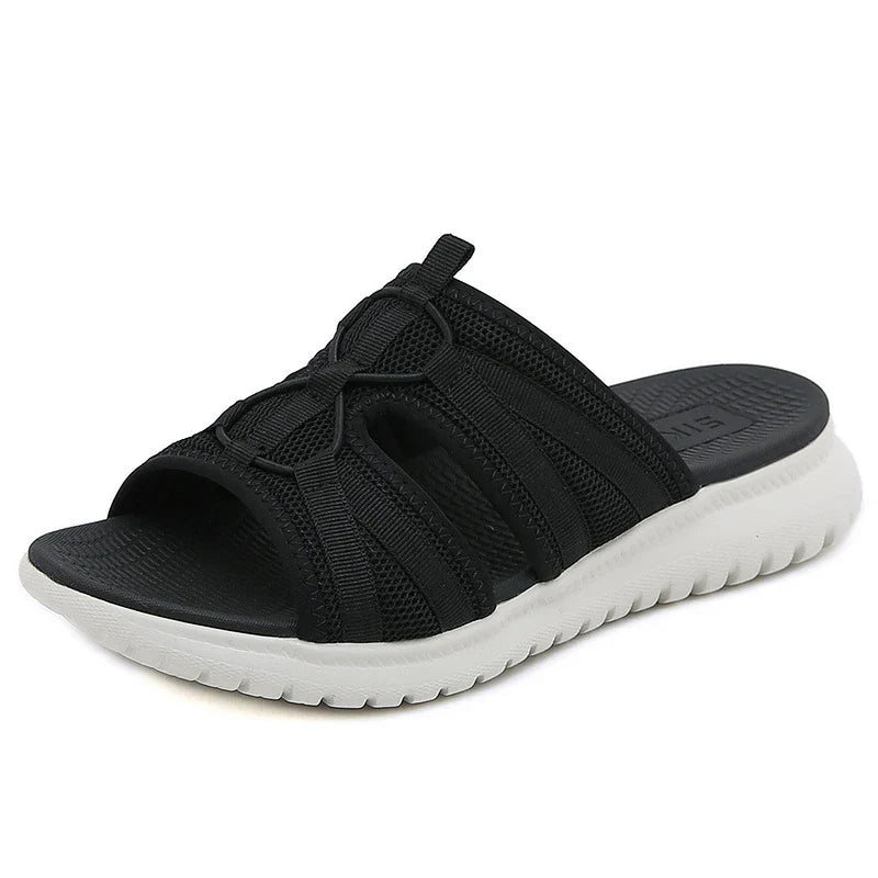 Atmungsaktive orthopädische Damensandalen mit dämpfender Sohle - Tarel