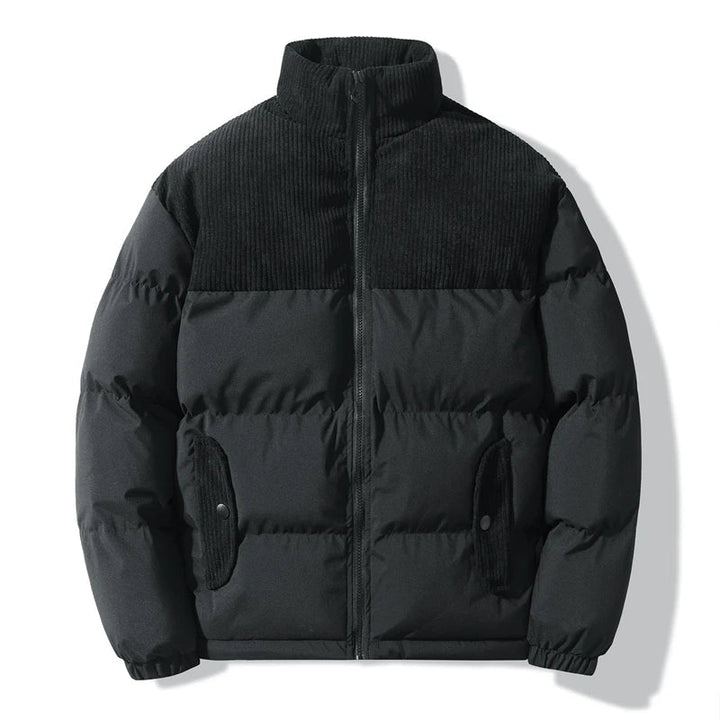 Unisex-Steppjacke mit Korddetails - Aiden