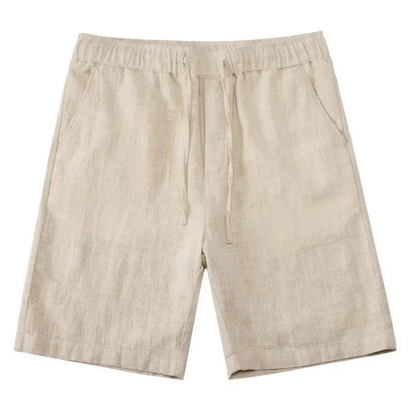 Shorts aus Baumwolle und Leinen für Herren - Neroli