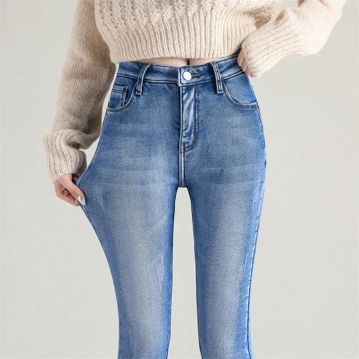 Damen-Thermohose mit Denim-Effekt - Davianne