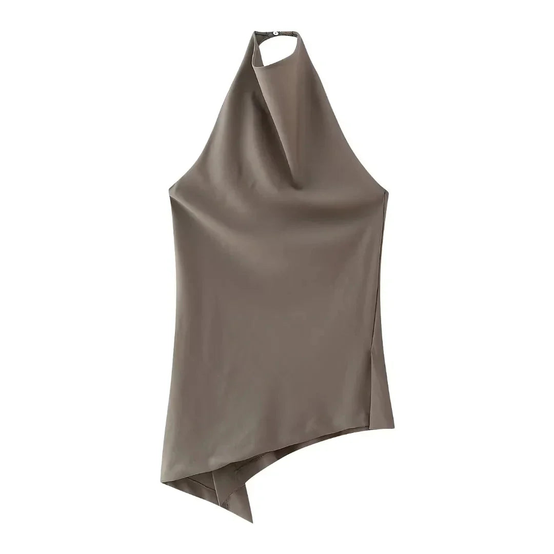 Damen-Halfter-Set mit offenem Rücken und fließender Hose - Mishlova