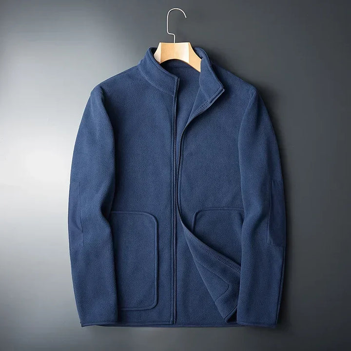 Leichte Herren-Fleecejacke mit kontrastierenden Details - Erian