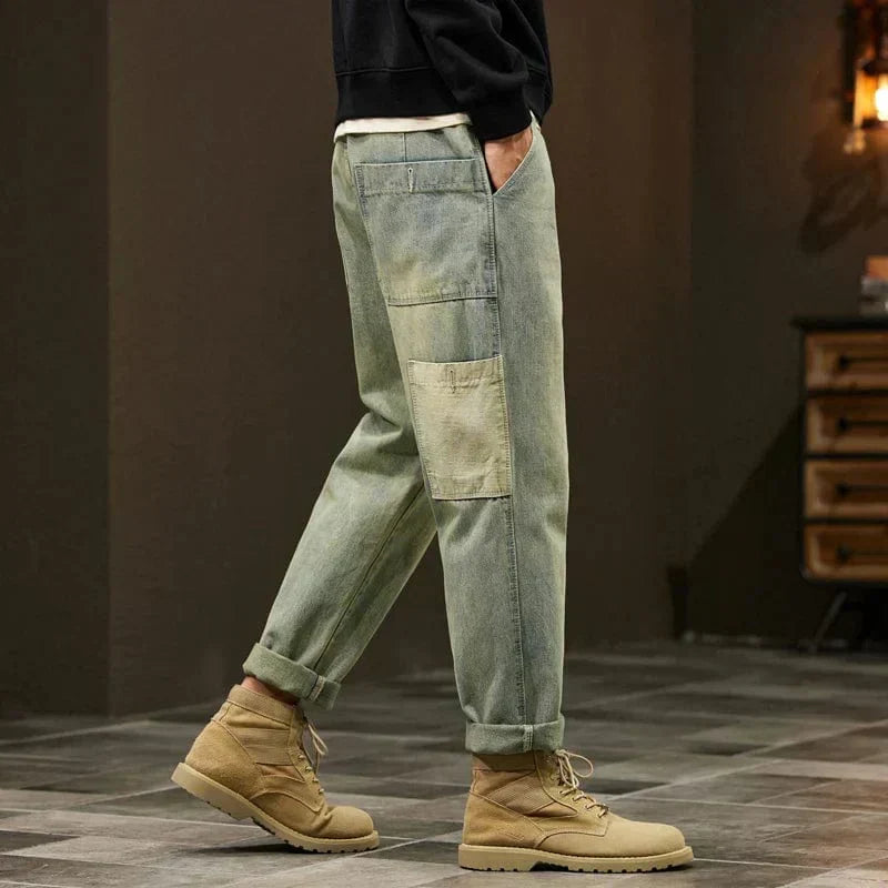 Herren Retro-Jeans Stretch gerade Passform - Gerrit