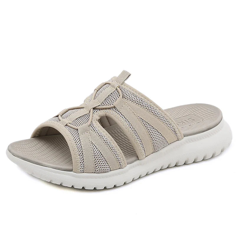Atmungsaktive orthopädische Damensandalen mit dämpfender Sohle - Tarel