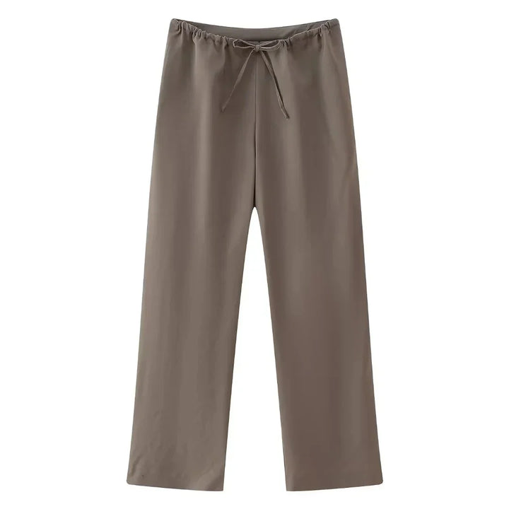 Damen-Halfter-Set mit offenem Rücken und fließender Hose - Mishlova