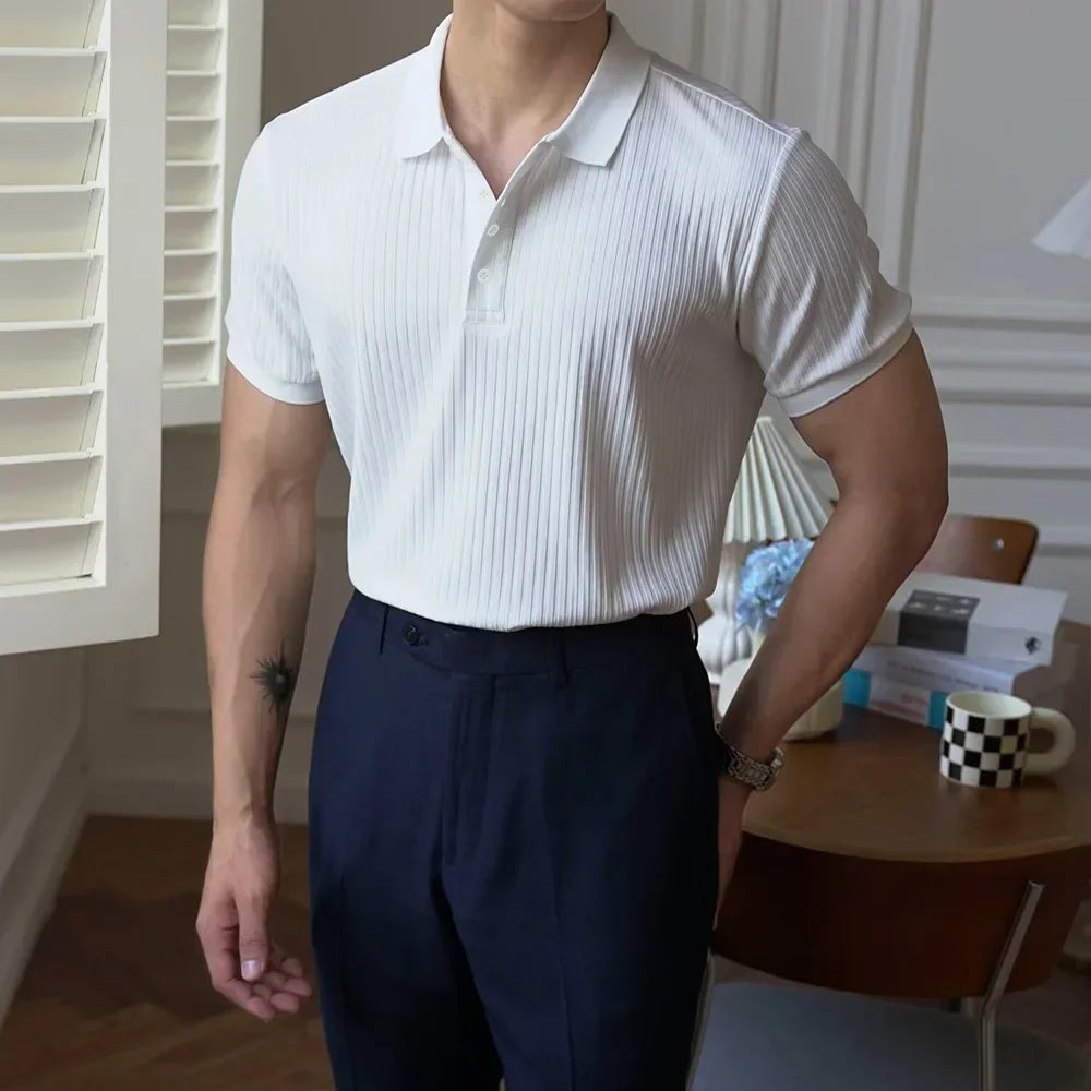 Poloshirt mit klassischem Kragen und schmaler Passform für Herren - Barrett