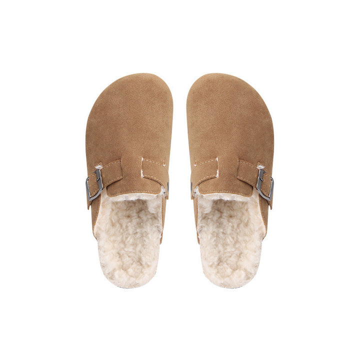 Clog-Schuhe für Frauen mit Plüschfutter - Yadhi