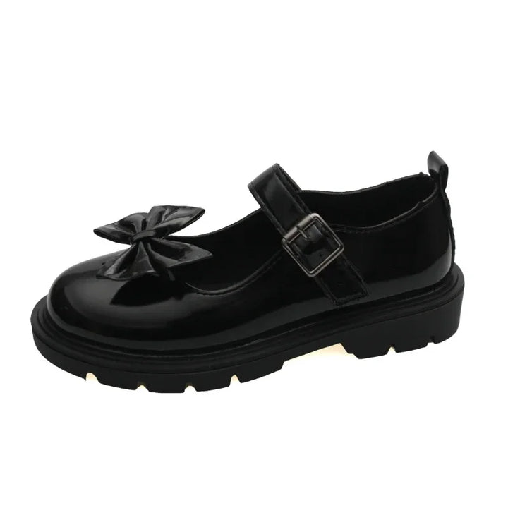 Elegante Damen Dirndl Schuhe mit Schleife - Emilia