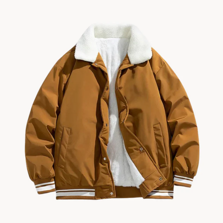 Heiko - Warme Winterjacke für Herren mit Sherpa-Kragen