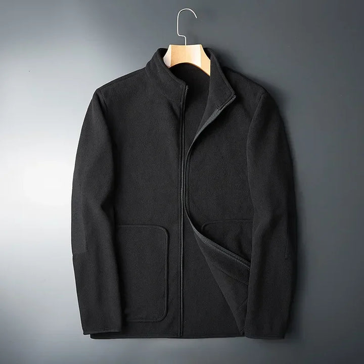 Leichte Herren-Fleecejacke mit kontrastierenden Details - Erian