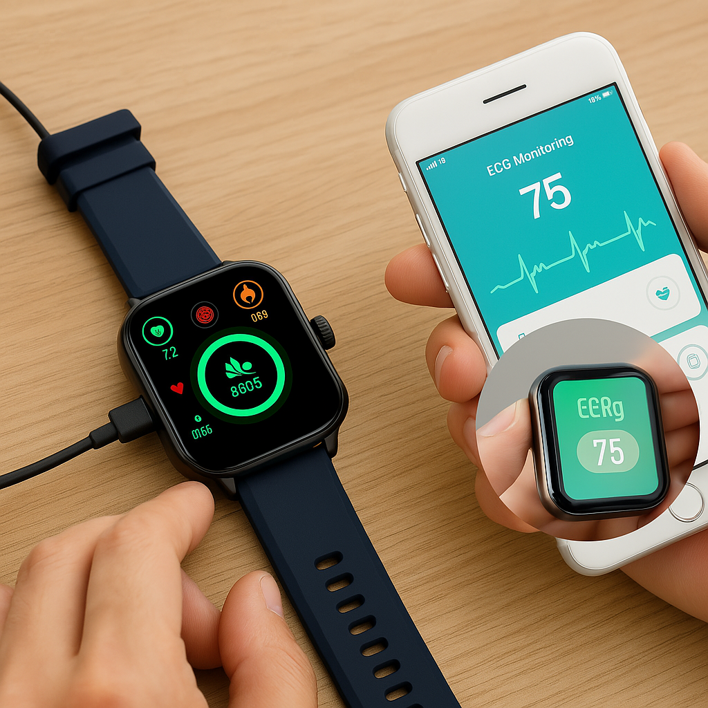 Sport-Smartwatch mit Touchscreen