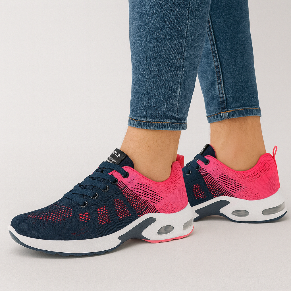 Damen-Turnschuhe mit hoher Sohle - Soren