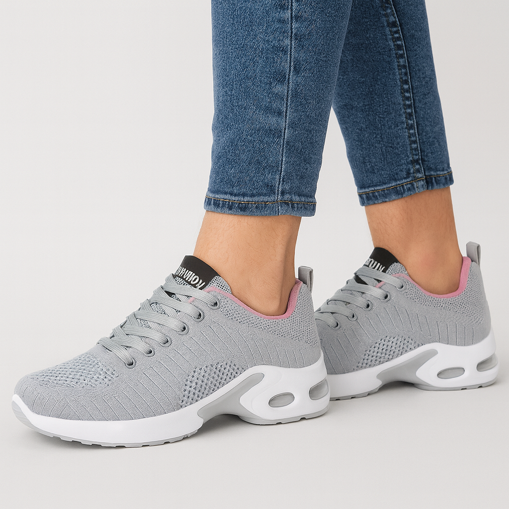 Damen-Turnschuhe mit hoher Sohle - Soren