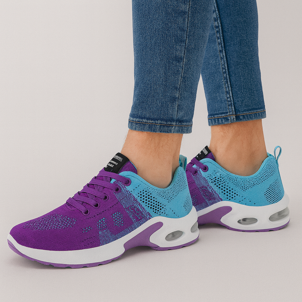 Damen-Turnschuhe mit hoher Sohle - Soren