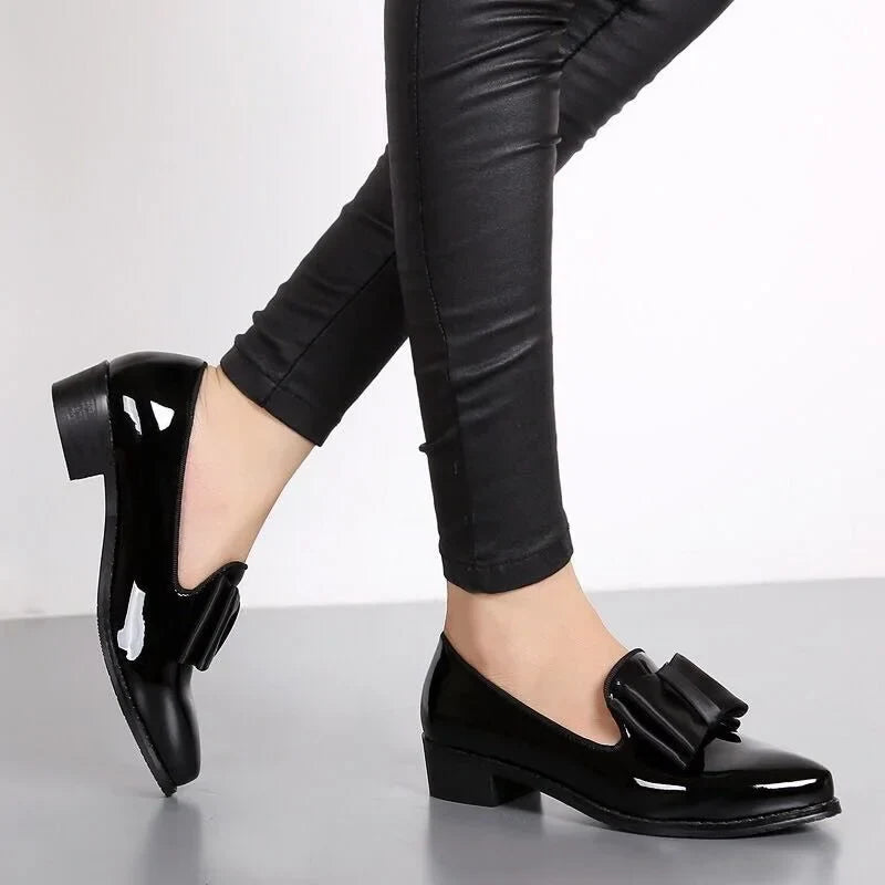 Viktoria - Modische Loafer mit dickem Absatz
