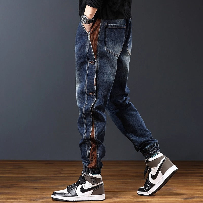Herren Jeans Jogger Denim Distressed urban - James