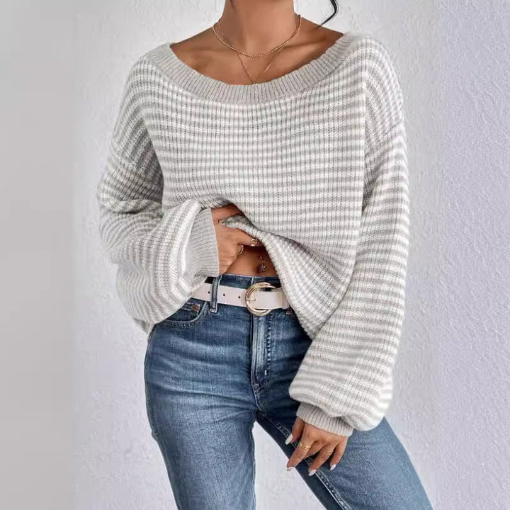 Lässiger Damen-Strickpullover - Signe