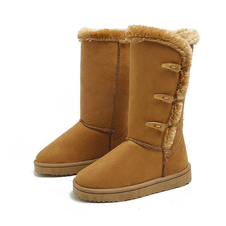 Hohe gefütterte Winterstiefel für Damen - Jammy