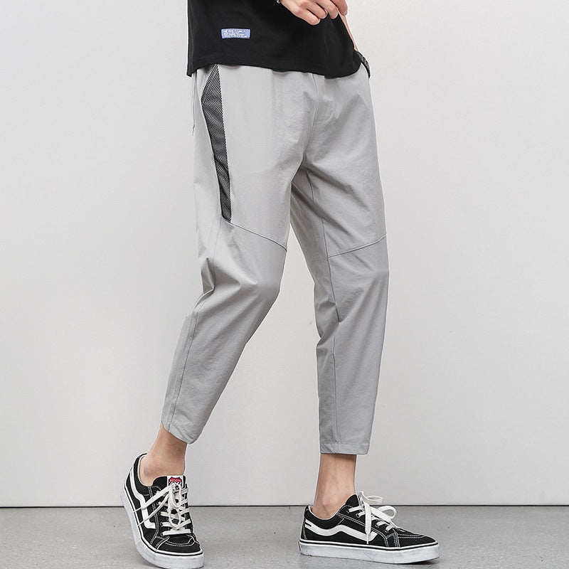 Konisch zulaufende Herrenhose mit Gummizug am Saum - Lucas