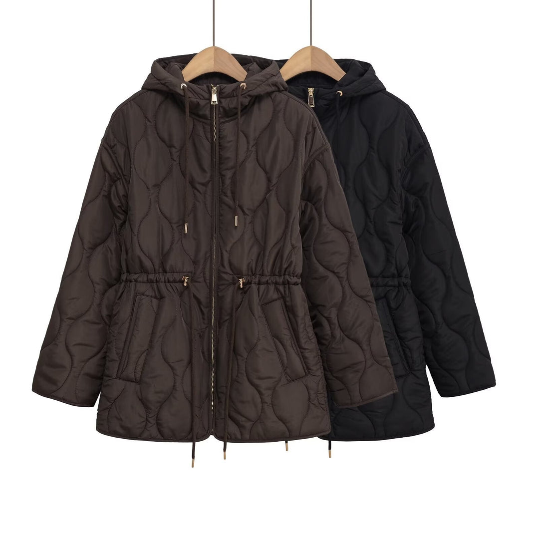 Damen Steppmantel mit funktionellem Frontverschluss - Bonny