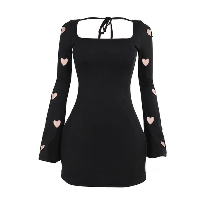Damen Freizeitkleid mit langen Ärmeln - Varena
