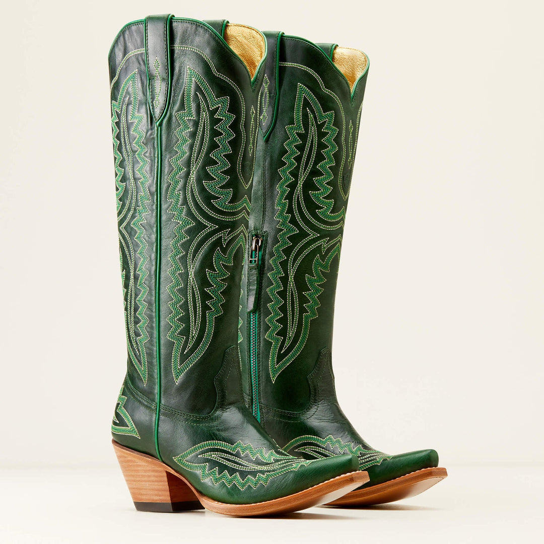 Hohe Cowboystiefel für Damen mit Stickereien – Annelie