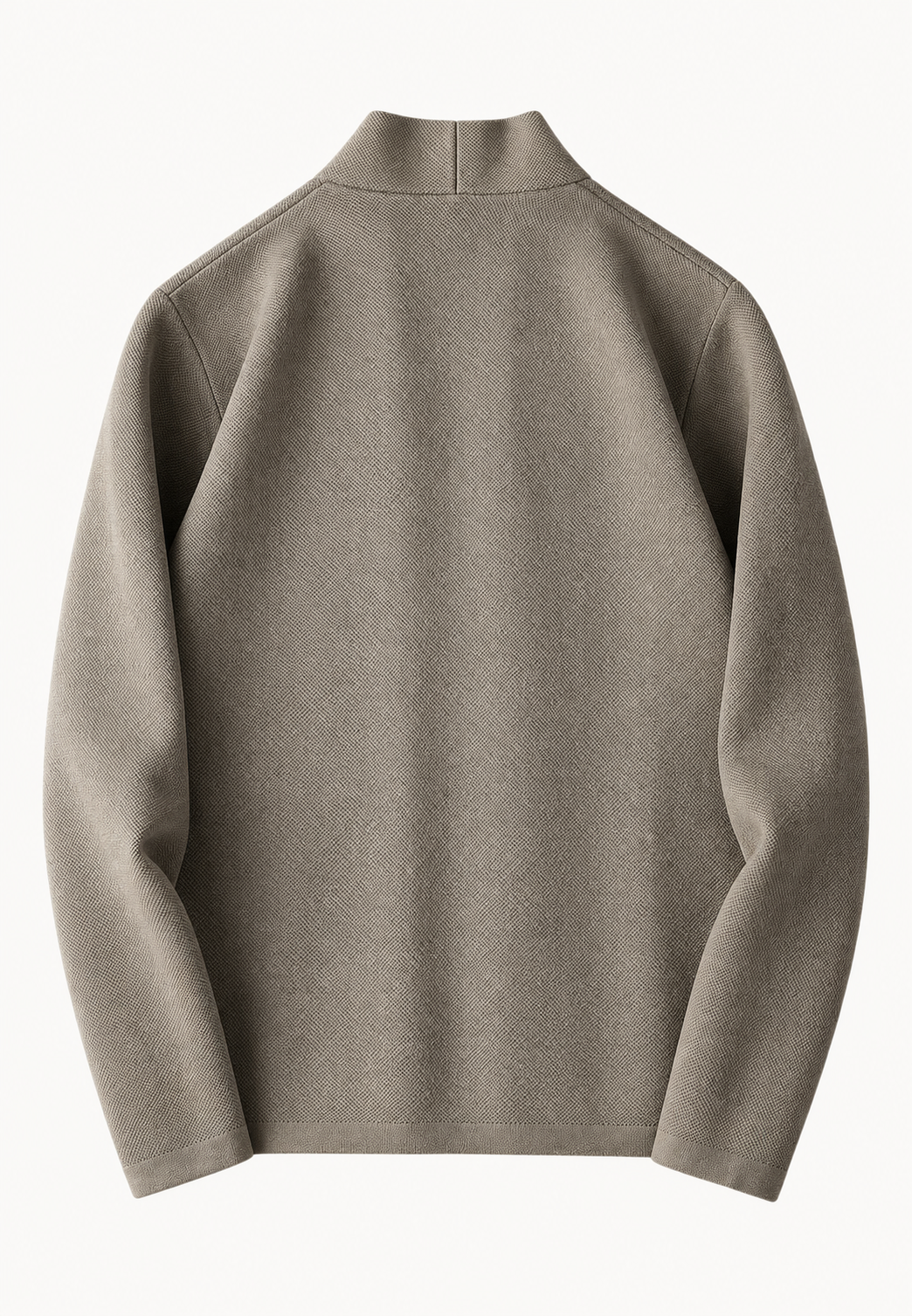 Elegante Strickjacke mit Knöpfen und Schalkragen – Salvatore