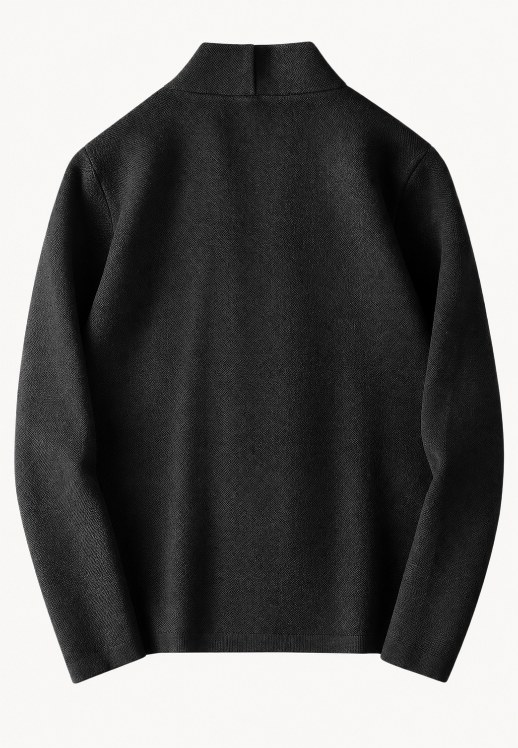 Elegante Strickjacke mit Knöpfen und Schalkragen – Salvatore