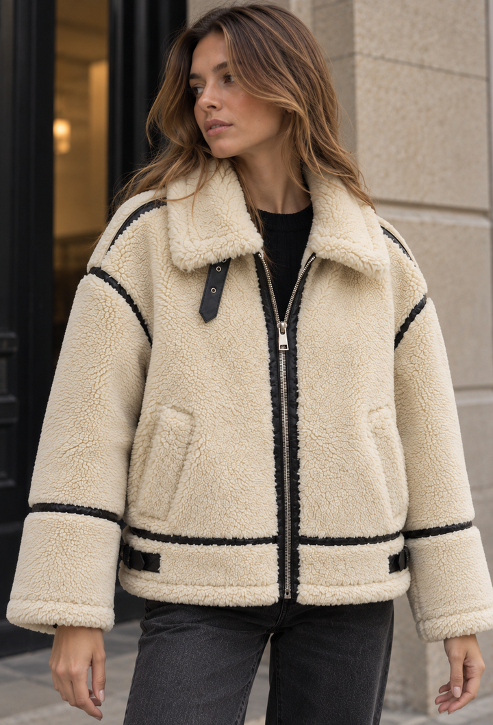 Damen-Daunenjacke mit Reißverschluss - Ottilie