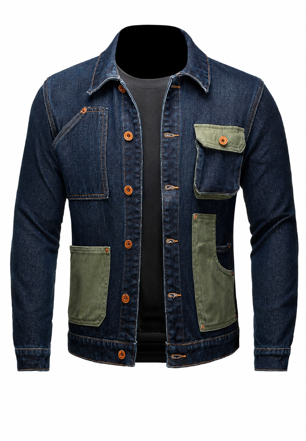 Lässige Jeansjacke mit vielen Taschen – Kilyan